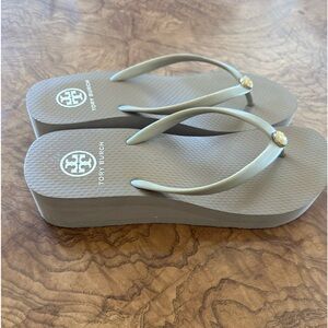 Tory Burch Wedge Flip Flops